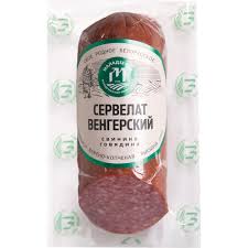 Быстрая доставка Колбаса Сервелат Венгерский 380г ТМ Маладзе в/к в/у срез, шт