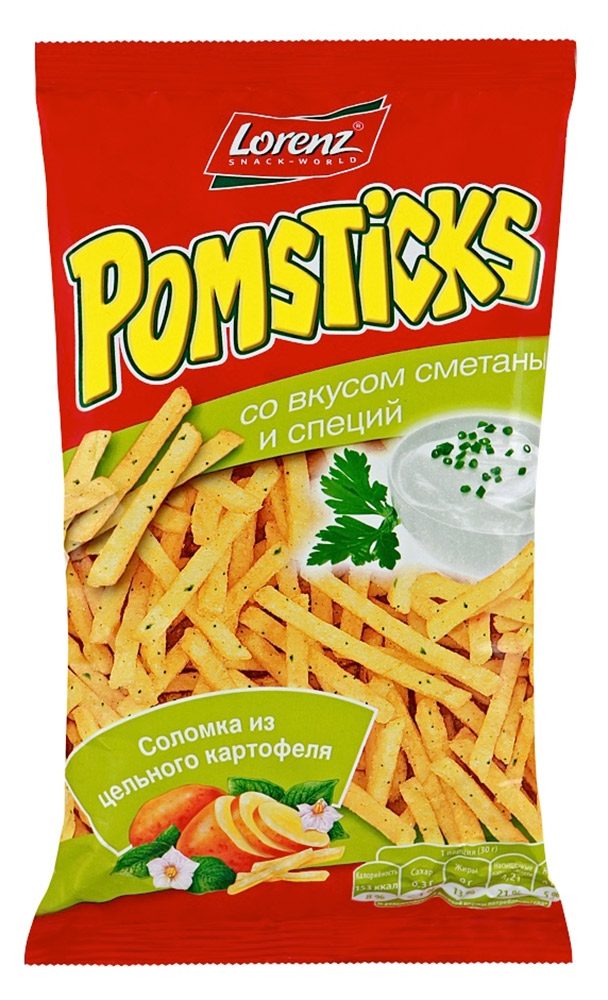 Картофельная соломка. Картофельные снеки Pomsticks. Чипсы Lorenz Pomsticks соломкой со вкус. Сметаны и специй 100г. Чипсы Pomsticks 100г. Картофельная соломка Помстикс.