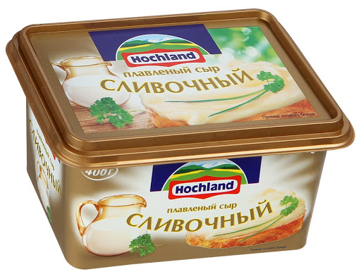 Сыр хохланд сливочный фото упаковки