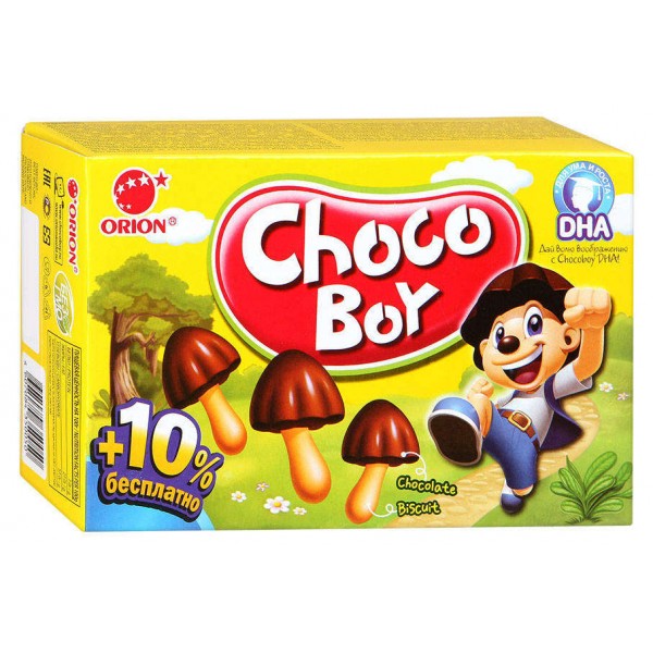 Печенье Choco boy 100г Orion