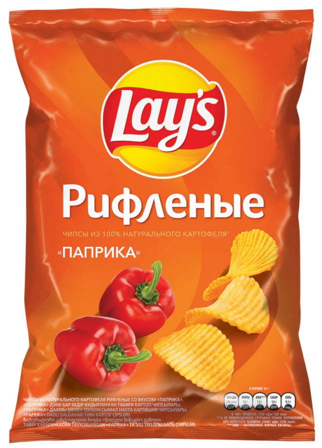 Вкусы рифленых чипсов