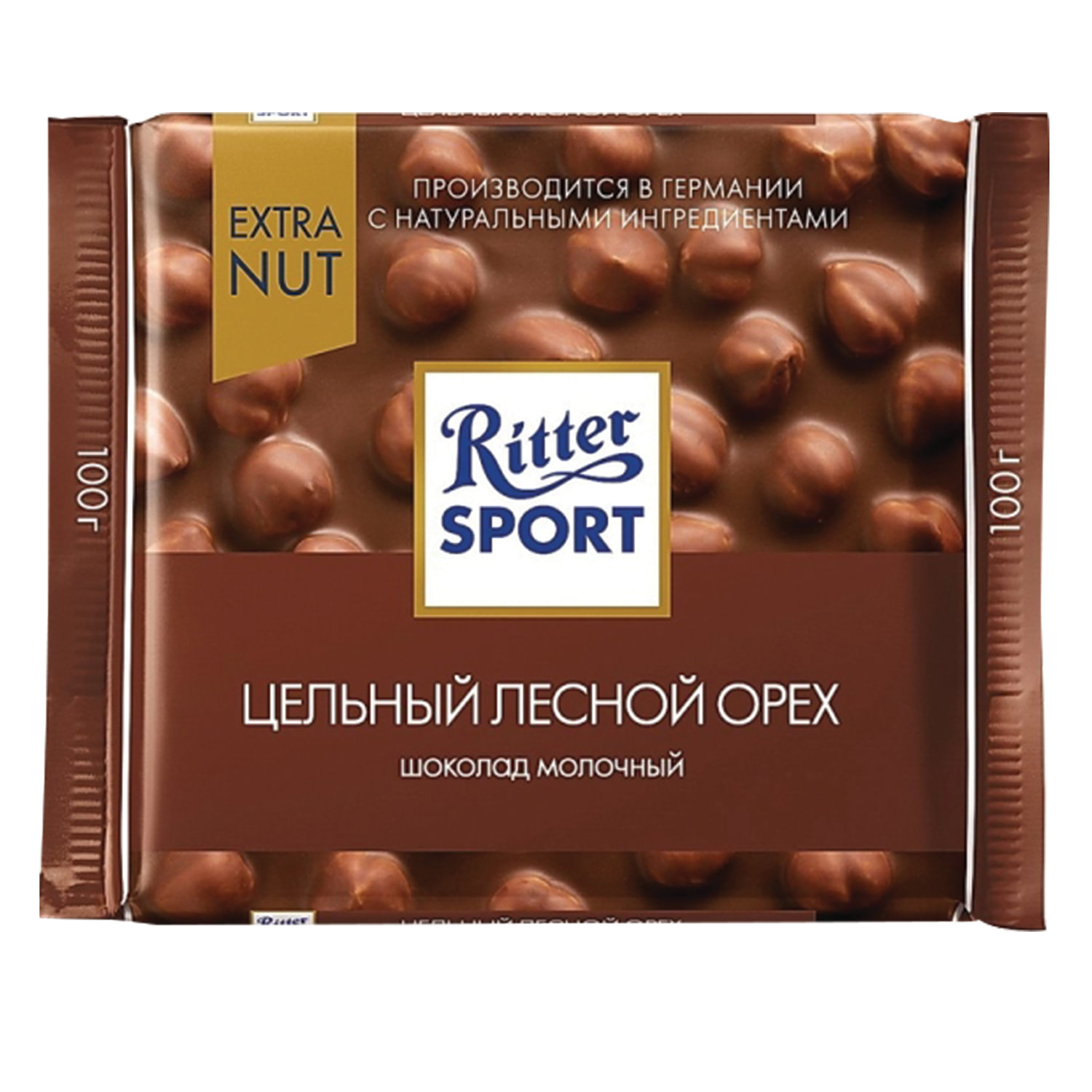 Шоколад Риттер спорт Лесной орех молочный 100г