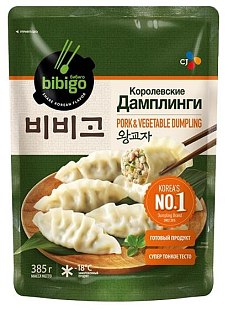 Дамплинги 385г ТМ BIBIGO королевские 992121 по цене 327.99₽