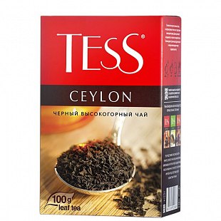 Чай Цейлон лист черный ТМ ТЕСС 100 г